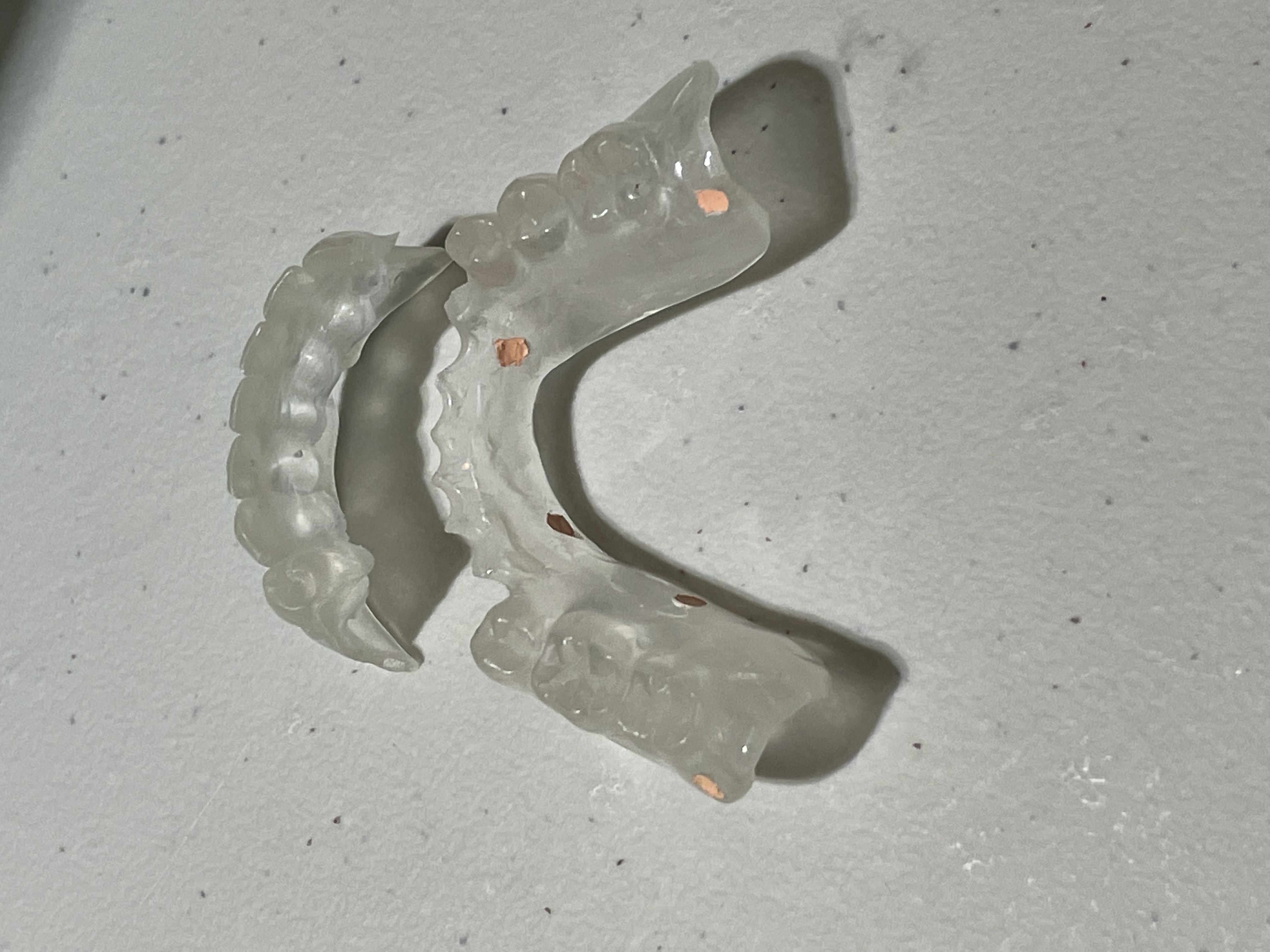 2 pc Radiographic stent 